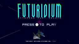 Futuridium EP Deluxe Title Screen